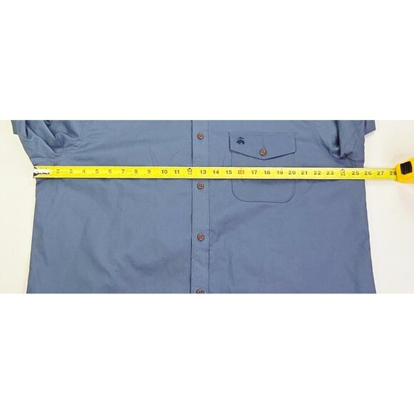 Brooks Brothers Regent Fit Size XL Mens Slate Blue Pocket Logo Button Down Shirt - Picture 3 of 8